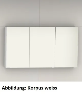 Artiqua Spiegelschrank , Riviera Eiche quer NB, 070-SET-3-12-438 070-SET-3-12-438