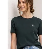 STREET ONE Kurzarmshirt Sommershirt mit Rundhals und Printdetail