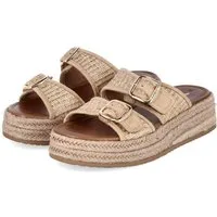 Tamaris Tamaris 1-27221-46-933 Damen Textil beige Pantolette