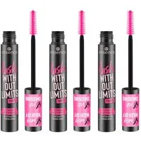Essence Mascara lash WITHOUT LIMITS BROWN EXTREME LENGTHENING & VOLUME MASCARA, 3-tlg., mit Volumeneffekt