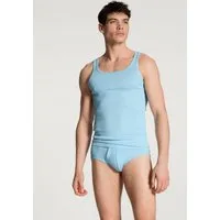 CALIDA Tanktop Twisted Cotton Pure Cotton, Feinripp-Qualität, Rundhals-Ausschnitt