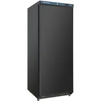 GastroHero Vollraumkühlschrank Lagerkühlschrank ECO 600 Schwarz 562 Liter Umluftkühlung LKSE600B, 190 cm hoch, 77.5 cm breit, schwarzes Gehäuse für moderne Profiküchen und Lagerbereiche