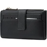 Frentree Geldbörse Damen Portemonnaie RFID Schutz herausnehmbares Etui medium (7 sichtfenster, Geldbeutel mit Reißverschluss und Scheinfach), Geschenkbox