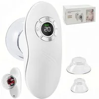 OYLCDI Massagegerät Gua Sha Schröpfgerät Elektrisch, EMS Massagegerät,Vakuum Massagegerät, mit 9-stufiger Saugkraft,EMS-Mikrostromfunktion,Rotlicht-Wärmefunktion, 20-Min-Timer, für Rücken, Schultern, Bauch, Arme und Beine