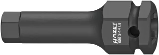 HAZET Schlag- Maschinenschrauber Schraubendreher-Steckschlüsseleinsatz (1/2 Zoll) - 985S-14LG