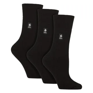 3er-Pack Damen Thermosocken Warme Winter Crew-Socken mit gebrushtem Innenfutter