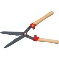 Heckenschere HS-WW, mit Wellenschliff Holzgriffe