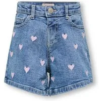 KIDS ONLY Jeansshorts KMGJUICY HEART EMB SHORTS DNM