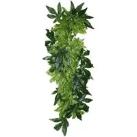 ReptiZoo Terrariendeko ReptiZoo Kunststoffpflanze "Iha Leaves" – Terrariendekoration 30 cm (T