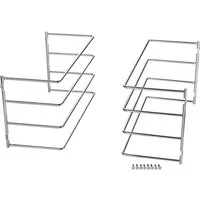 SO-TECH® Schrankeinsatz Backblechhalterung zum Einbau in 60 cm breiten Küchenschrank, für 4 Backbleche 364 x 140 x 182 mm chrom poliert