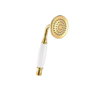 Tres Handbrause Clasic Griff aus Keramik Abmessungen: Ø 78 mm , 29963109OR 29963109OR
