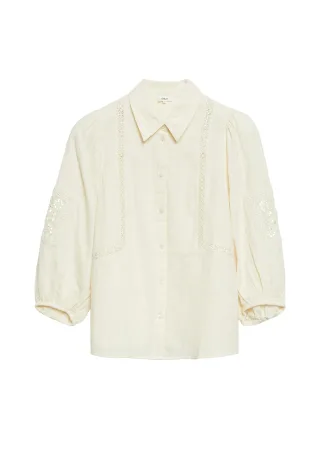 s.Oliver - Bluse beige - Gr. - 36