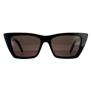 Saint Laurent Katzenaugen Damen Sonnenbrille Schwarz Grau