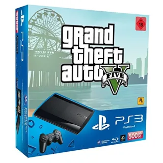 Sony PlayStation 3 Super Slim 500GB [inkl. GTA V] schwarz
