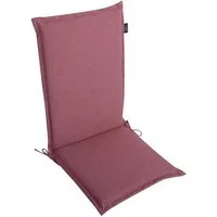 LILENO HOME Hochlehnerauflage Gartenstuhl Auflage, bequeme Sitzauflage für Gartenmöbel, Stuhlkissen, (1 St., 1er Set), Polsterauflage Rot, Sitzpolster für Klappstühle