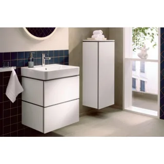 hansgrohe Xilesa E Waschtischunterschrank 54293700 580x470 mm, mit 2 Schubkästen PushOpen, Weiß matt