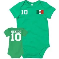 Blondie & Brownie Strampler Kinder Baby Mexiko Mexico Sport Trikot Fußball Meister WM Copa America