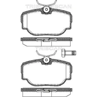 Triscan Bremsbel?ge hinten Land Rover Discovery Range 811017015