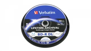 Verbatim M-Disc | 43847 | 10 x BD-R DL - 50 GB 6x