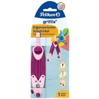 Pelikan Zirkel Pelikan 700955 griffix Schulzirkel Sweet Berry Hängefaltschachtel(S)