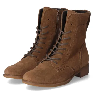 Gabor Schnürstiefeletten  Braun - Gr. 37,5 -  Textil