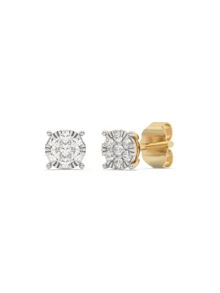 Diam Addict Ohrring 585 Gelbgold mit im Labor gezüchteten Diamanten