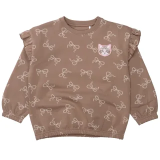 STACCATO - Md.-Sweatshirt soft peanut aop - Gr. - 98
