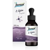 increase NATURALLY Liposomales L-Lysin - 3000mg pro Tag Tropfen Tropfen, 60 ml