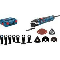 Multi-Cutter GOP 40-30 Professional, Multifunktions-Werkzeug blau/schwarz, 400 Watt, L-BOXX, inkl. Zubehör
