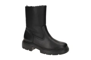 Paul Green Damen Winterstiefel 8064-01 Schwarz Echtleder Lammfell Gummisohle