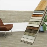 Hexim Vinylboden, Vinyldielen 0,97m² selbstklebend PVC Wandverkleidung Bodenbelag Holzoptik 91x15cm Paneele für Wand & Boden Holzdielen braun (7 Dielen Soft Walnut - 5401-1)