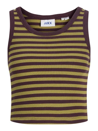 JJXX - JXFALLON STR SL STRIPE RIB TOP JRS SN Winetasting - Gr. - L