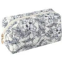 Zaewry Kosmetiktasche Blumenmuster Kulturtasche,Tragbare Makeup Tasche Handtasche Organizer