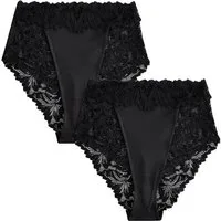 Next Tanga 2er-Pack Comfort Spitzenslips, Tanga (2-St)