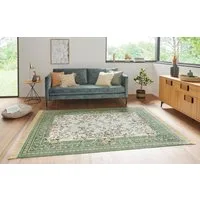 HANSE Home Teppich Antik Flowers, rechteckig, Höhe: 5 mm, Orientalisch mit Fransen, Orient, Wohnzimmer, Schlafzimmer, Esszimmer