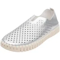 Ilse Jacobsen TULIP3576 Slipper Plateausohle, atmungsaktive Mikrofaser, hoher Tragekomfort