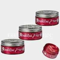 BARBERTIME Haarwachs 3x Haarpomade Hair Pomade Styling Pomade 150ml Extreme Hold Matte, 3-tlg.