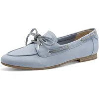 MARCO TOZZI Slipper, Blockabsatz, Schupfschuh, Bootschuh in veganer Verarbeitung