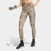 adidas Performance Trainingstights OPTIME ESSENTIALS 3-STREIFEN LEOPARD 7/8 LEGGINGS