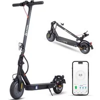 ZWHEEL E-Scooter mit Straßenzulassung ABE, 8,5 Zoll Elektroroller, max. 40km, Federung, 350 W, 20 km/h, (mit APP & Bluetooth, pannensicherer Vollgummireifen), E-roller, klappbar, duales Bremssystem, LED-Display, max. 120kg