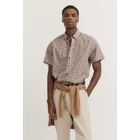 bugatti Kurzarmhemd mit Button-Down-Kragen