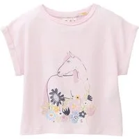 People Wear Organic T-Shirt mit Pferdemotiv, aus Bio-Baumwolle GOTS zertifiziert