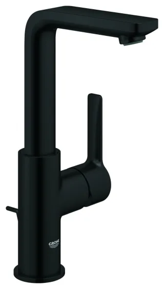 GROHE Einhand-Waschtischbatterie Lineare, 23296_1 L-Size matt black, 232962431 232962431