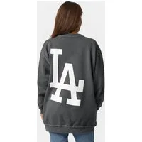 Worldclassca Longsweatshirt Worldclassca Oversized Sweatshirt LA Print Langarmshirt Pullover Neue Kollektion - Stilvolle und gemütliche Casual Mode für Damen