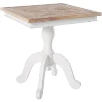 CLP Esstisch Grasby (1er), 60x60 cm, aus Mindiholz, Shabby Chic