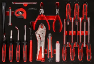 KS Tools Schraubendreher- - und Zangen-Satz in Schaumstoffeinlage, 32-tlg - 811.1032