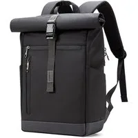 Inateck Laptoprucksack RollTop Rucksack 13L-17L mit 15 Zoll Laptopfach