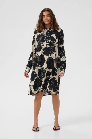 Kleid CUrachel Kleid Relaxed fit black offwhite