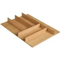 nobilia® Besteckeinsatz nobilia Zubehör, aus hochwertiger Eiche Massivholz, in vier Breiten