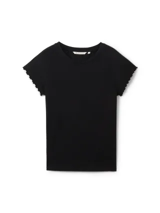 Denim Tom Tailor - Slim Fit T-Shirt deep black - Gr. - M